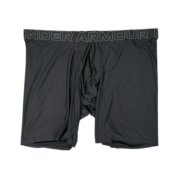 Under Armour Shorts Mens 3XL Black Performance Tech Fitted Stretch Base Layer - Picture 1 of 9